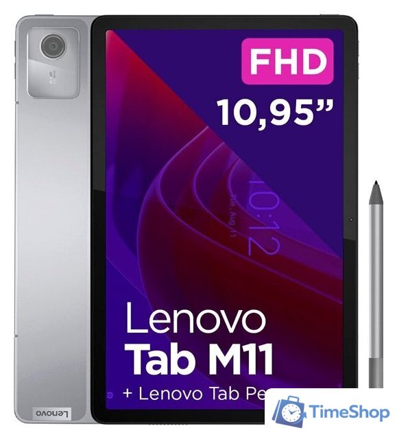 Планшет Lenovo Tab M11 TB330XU 4GB/128GB LTE (серый, с чехлом) - Изображение №1 — Интернет-магазин Time-Shop