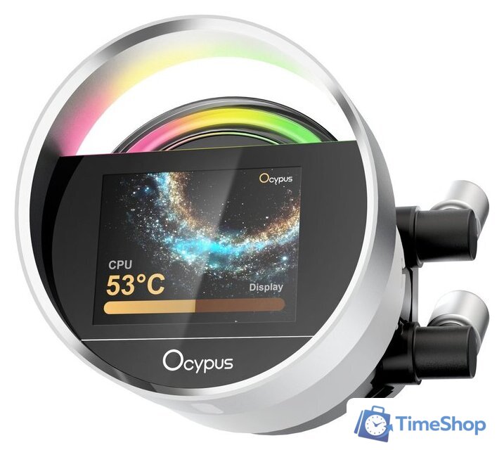 Система жидкостного охлаждения для процессора Ocypus Sigma L24 WH ARGB Sigma-L24-WH2AAWWN00X-GL - Изображение №2 — Интернет-магазин Time-Shop