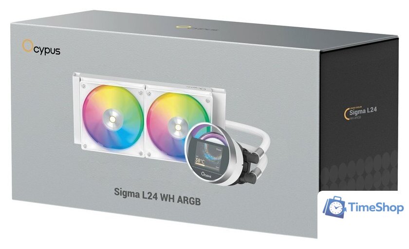 Система жидкостного охлаждения для процессора Ocypus Sigma L24 WH ARGB Sigma-L24-WH2AAWWN00X-GL - Изображение №7 — Интернет-магазин Time-Shop