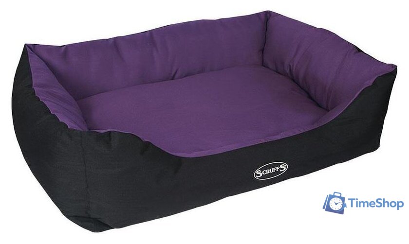 Лежак Scruffs Expedition Box Bed с бортиком 60 см (фиолетовый) - Изображение №1 — Интернет-магазин Time-Shop