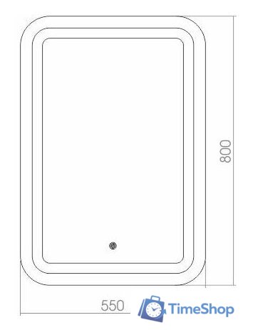  Silver Mirrors Зеркало Мальта 55х80 ФР-00000941 - Изображение №3 — Интернет-магазин Time-Shop