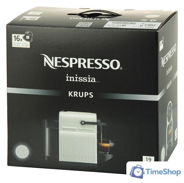 Капсульная кофеварка Krups Nespresso Inissia XN100110 (белый) - Изображение №6 — Интернет-магазин Time-Shop