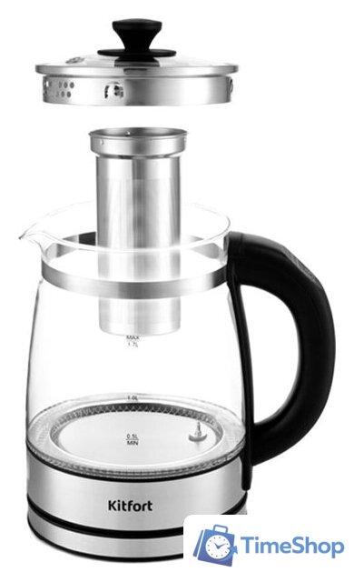 Электрический чайник Kitfort KT-6119 - Изображение №4 — Интернет-магазин Time-Shop