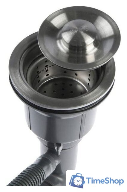 Кухонная мойка Roxen Simple 560220-50B PVD графит (с коландером и дозатором) - Изображение №11 — Интернет-магазин Time-Shop