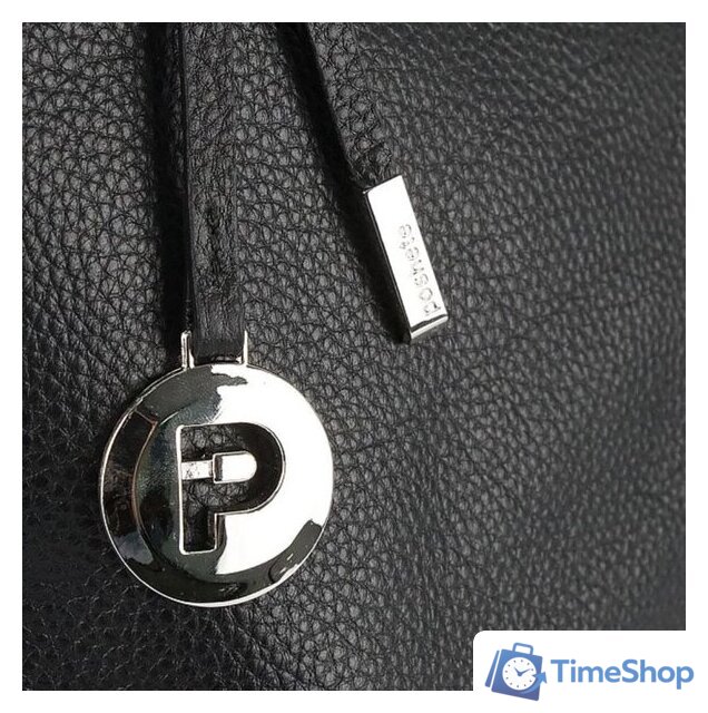 Женская сумка Poshete 845-SR6065OL-BLK (черный) - Изображение №5 — Интернет-магазин Time-Shop