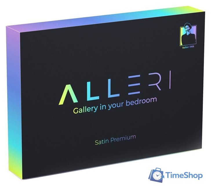 1.5-спальный комплект постельного белья Alleri Сатин Premium 1.5сп СП-303 - Изображение №3 — Интернет-магазин Time-Shop