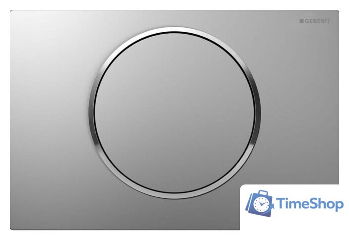 Панель смыва Geberit Sigma 10 115.758.KN.5 (хром матовый/хром глянцевый) - Изображение №1 — Интернет-магазин Time-Shop