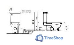 Бачок для унитаза GSI Elements Classic 878111 - Изображение №4 — Интернет-магазин Time-Shop