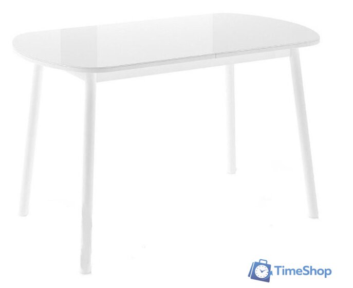 Кухонный стол Мебель Импэкс Leset Мидел Мини (металл белый-стекло белое) - Изображение №1 — Интернет-магазин Time-Shop