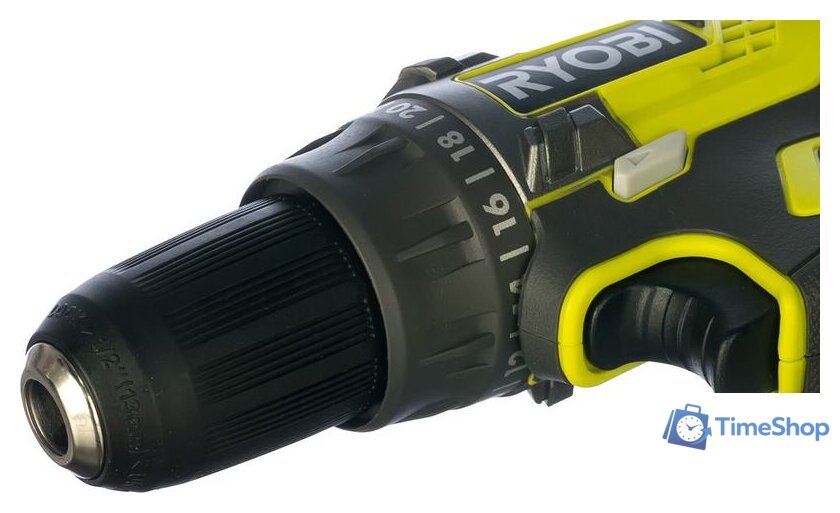 Дрель-шуруповерт Ryobi R18DD3-220S 5133003348 (с 2-мя АКБ 2 Ah, сумка) - Изображение №6 — Интернет-магазин Time-Shop