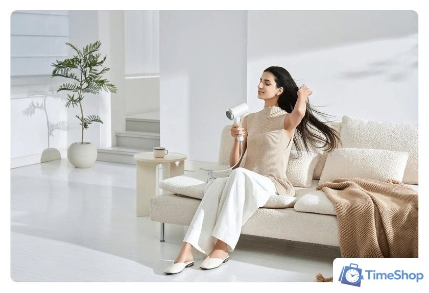Фен Xiaomi High-speed Ionic Hair Dryer GSHGL01LX (европейская версия, белый) - Изображение №5 — Интернет-магазин Time-Shop
