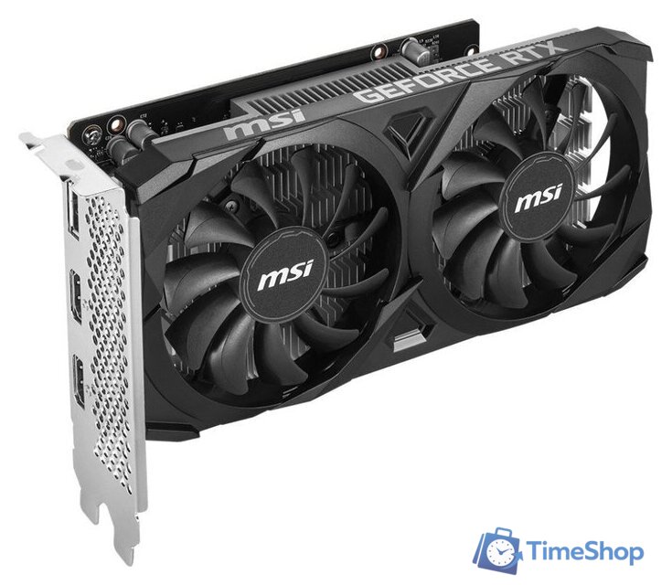 Видеокарта MSI GeForce RTX 3050 Ventus 2X E 6G OC - Изображение №1 — Интернет-магазин Time-Shop