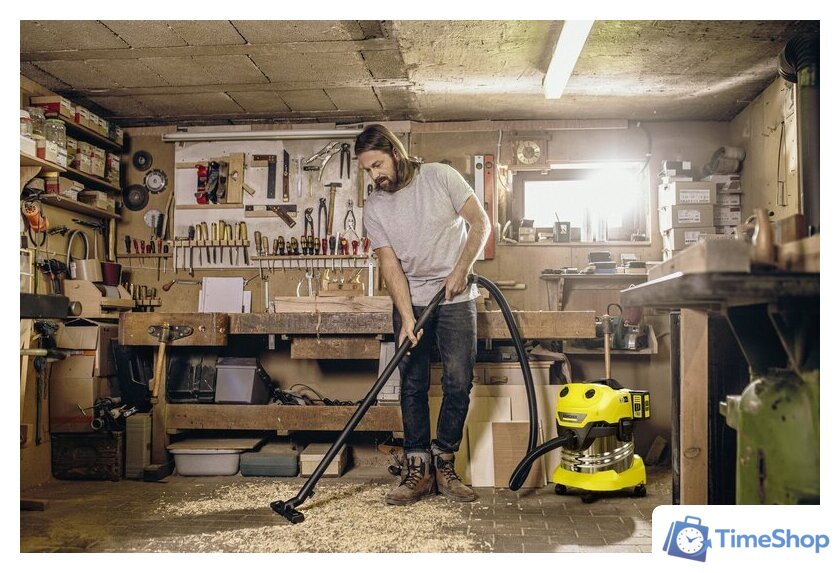 Пылесос Karcher WD 4-18 S Dual 1.628-625.0 (без АКБ) - Изображение №9 — Интернет-магазин Time-Shop