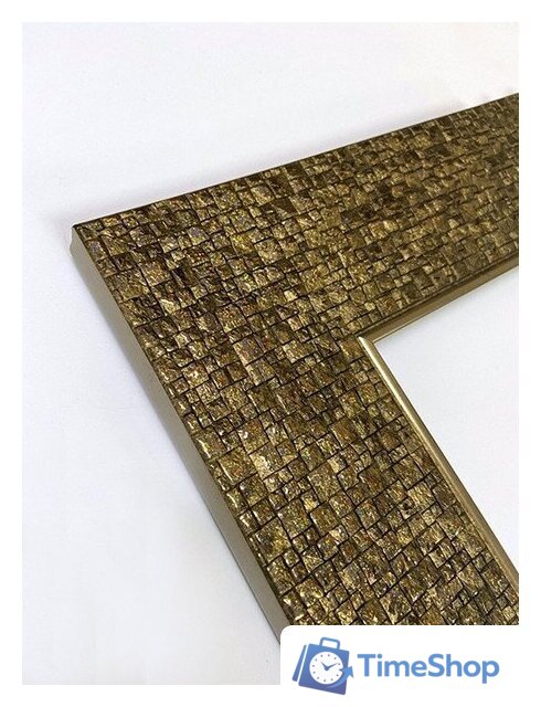 Зеркало Декарт Настенное в раме 8Л1669 (золотистый перламутр) - Изображение №2 — Интернет-магазин Time-Shop