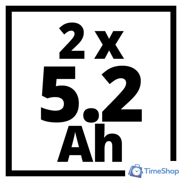 Набор аккумуляторов Einhell Twinpack 4511526 (18В/5.2 Ah) - Изображение №3 — Интернет-магазин Time-Shop