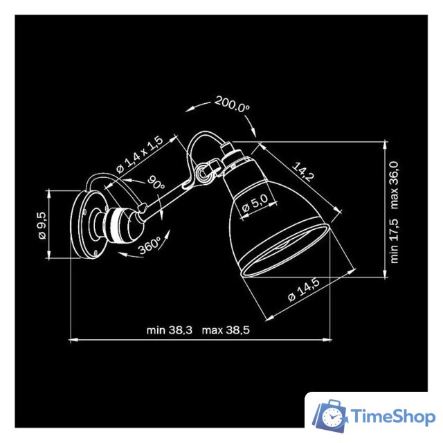 Бра Lightstar 765606 - Изображение №2 — Интернет-магазин Time-Shop