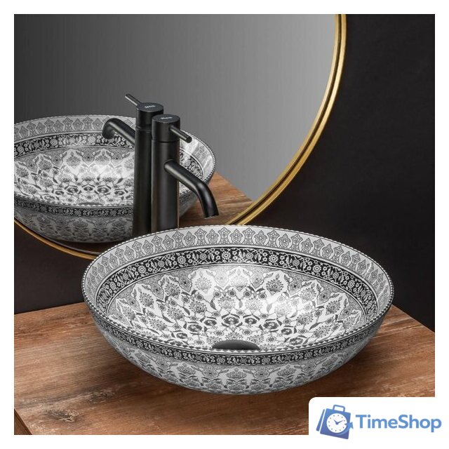 Умывальник Rea Arte D.Grey REAU8002 - Изображение №1 — Интернет-магазин Time-Shop