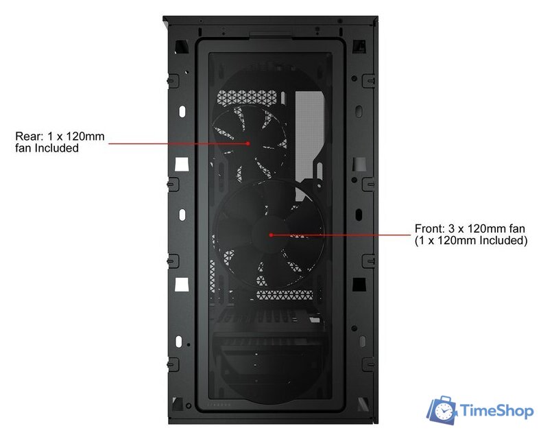 Корпус Corsair 4000D Airflow CC-9011200-WW - Изображение №14 — Интернет-магазин Time-Shop