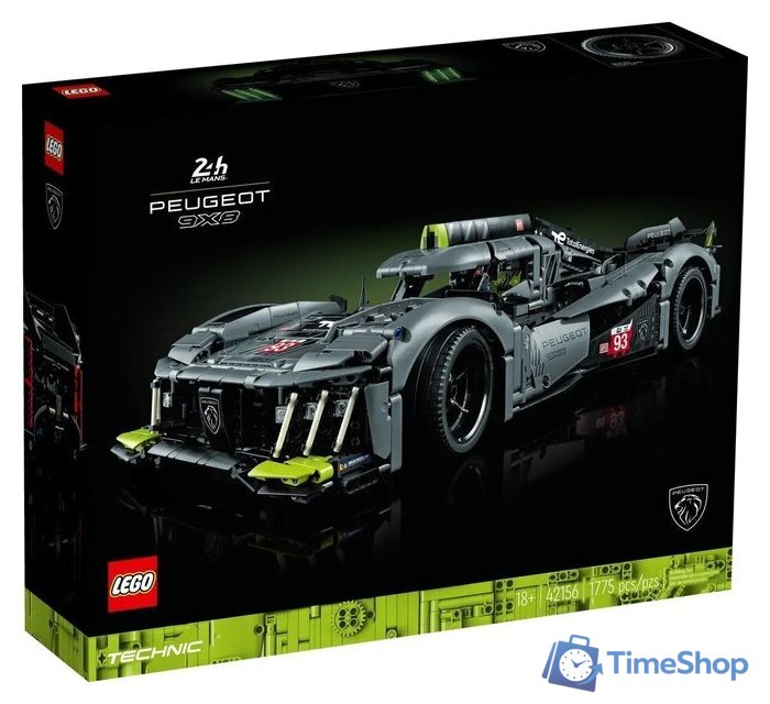Конструктор LEGO Technic 42156 PEUGEOT 9X8 24H Le Mans Hybrid Hypercar - Изображение №1 — Интернет-магазин Time-Shop