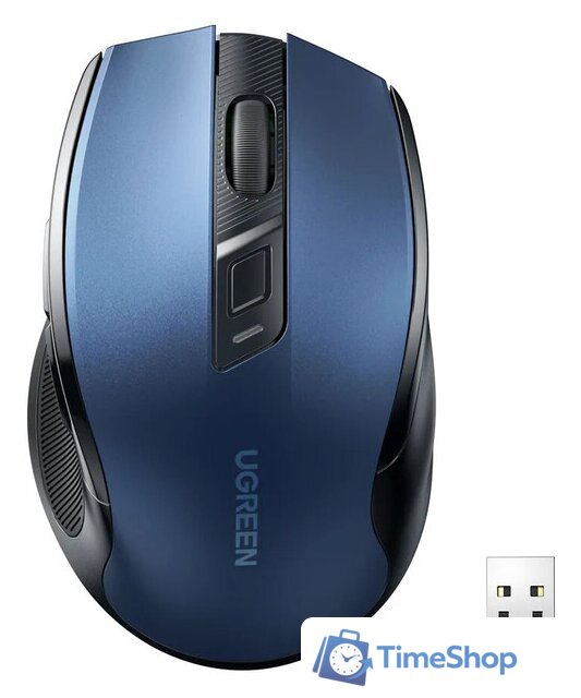 Мышь Ugreen MU006 25753 (синий) - Изображение №1 — Интернет-магазин Time-Shop