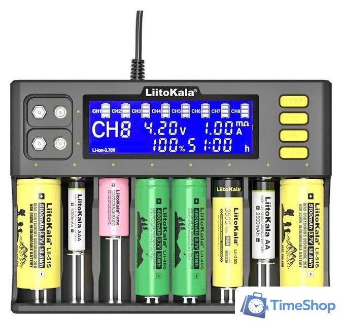 Зарядное устройство LiitoKala Lii-S8 - Изображение №5 — Интернет-магазин Time-Shop