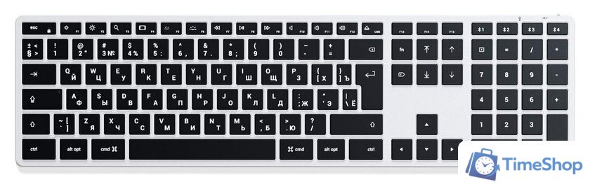 Клавиатура Satechi Slim X3 (серебристый) - Изображение №1 — Интернет-магазин Time-Shop