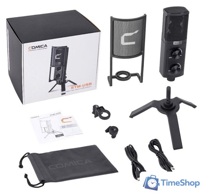 Проводной микрофон Comica STM-USB - Изображение №6 — Интернет-магазин Time-Shop