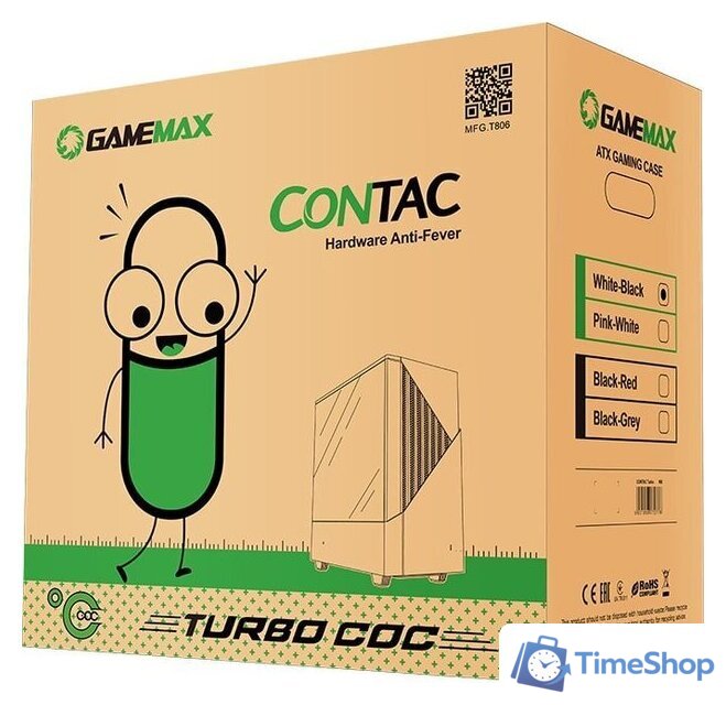 Корпус GameMax Contac COC WB - Изображение №12 — Интернет-магазин Time-Shop