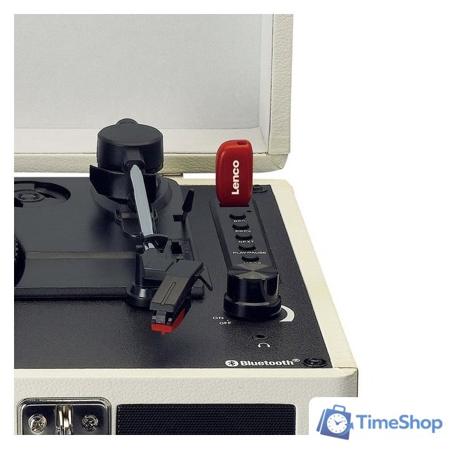 Виниловый проигрыватель Lenco TT-115 (белый) - Изображение №8 — Интернет-магазин Time-Shop