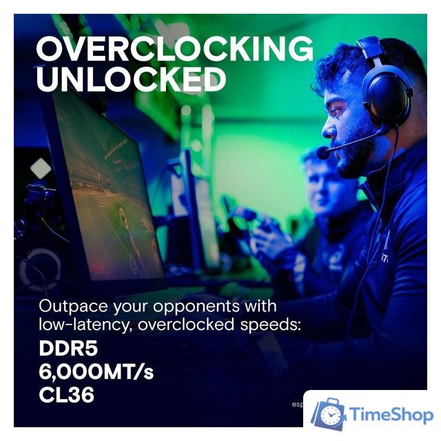 Оперативная память Crucial Pro Overclocking Edition 2x16ГБ DDR5 6000 МГц CP2K16G60C36U5B - Изображение №2 — Интернет-магазин Time-Shop