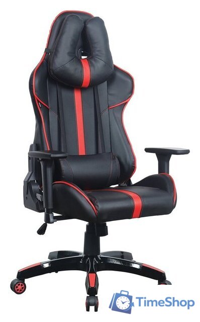 Игровое (геймерское) кресло Brabix GT Carbon GM-120 (черный/красный) - Изображение №1 — Интернет-магазин Time-Shop