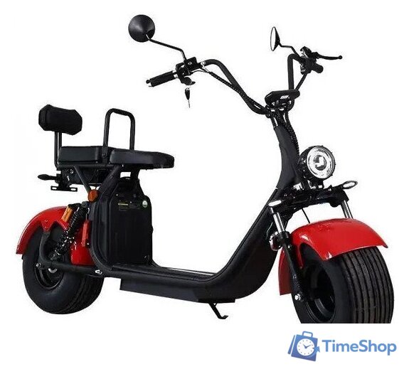 Электроскутер AVM Citycoco Pro (красный) - Изображение №1 — Интернет-магазин Time-Shop