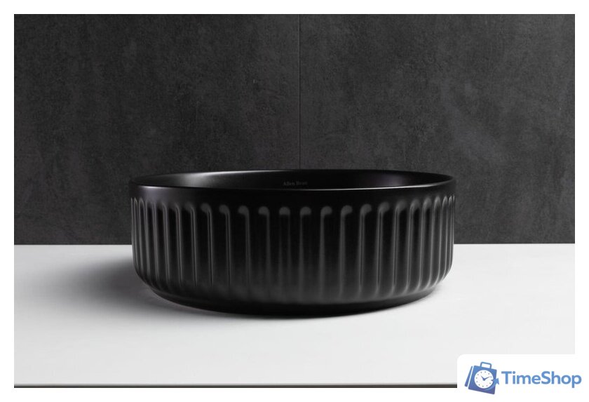 Умывальник Allen Brau Fantasy Line 36 4.11032.31 черный матовый - Изображение №4 — Интернет-магазин Time-Shop