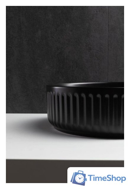 Умывальник Allen Brau Fantasy Line 36 4.11032.31 черный матовый - Изображение №5 — Интернет-магазин Time-Shop