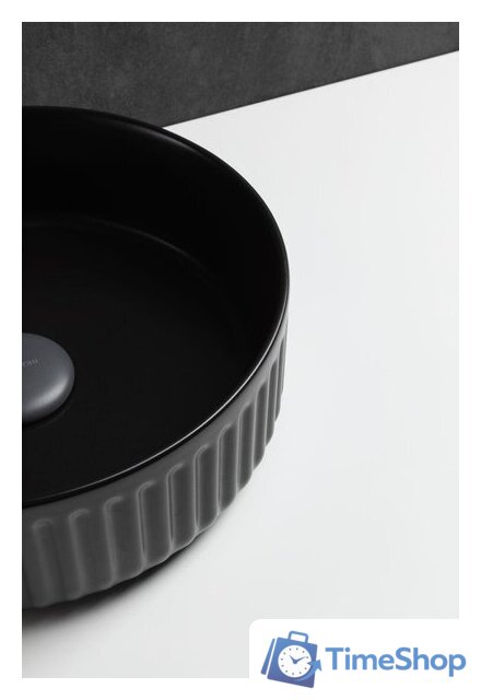 Умывальник Allen Brau Fantasy Line 36 4.11032.31 черный матовый - Изображение №9 — Интернет-магазин Time-Shop