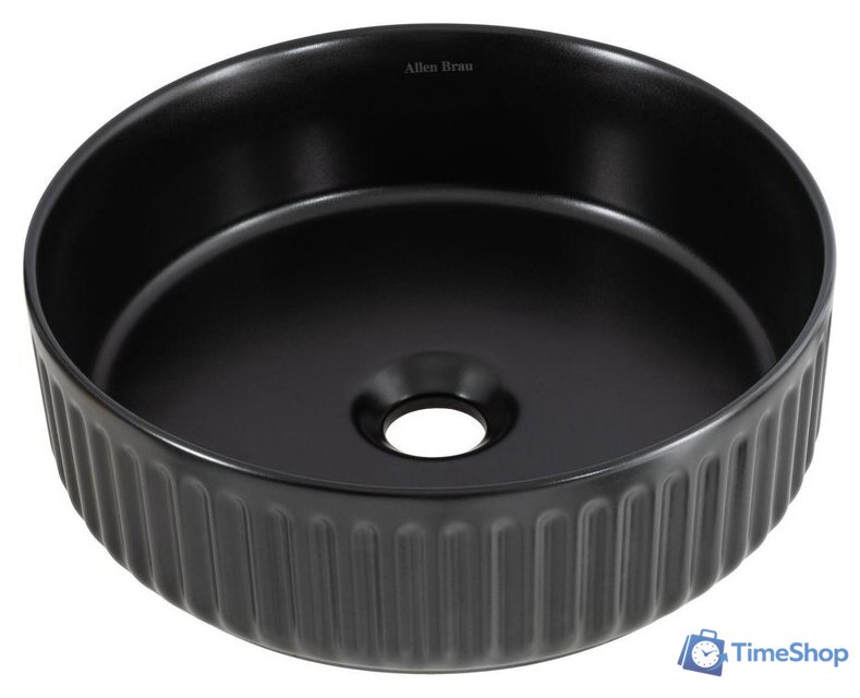 Умывальник Allen Brau Fantasy Line 36 4.11032.31 черный матовый - Изображение №12 — Интернет-магазин Time-Shop