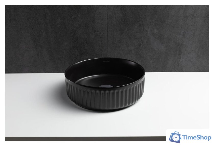 Умывальник Allen Brau Fantasy Line 36 4.11032.31 черный матовый - Изображение №3 — Интернет-магазин Time-Shop