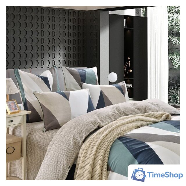 1.5-спальный комплект постельного белья Sofi De MarkO Арландо 1.6 1.6-5667 (бежевый) - Изображение №4 — Интернет-магазин Time-Shop