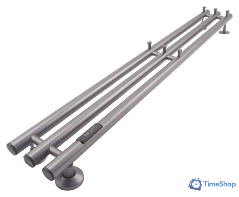 Полотенцесушитель Маргроид Ferrum Inaro СНШ 80*6*12 Графит, скрытого монтажа, таймер справа (6 крючков) - Изображение №6 — Интернет-магазин Time-Shop