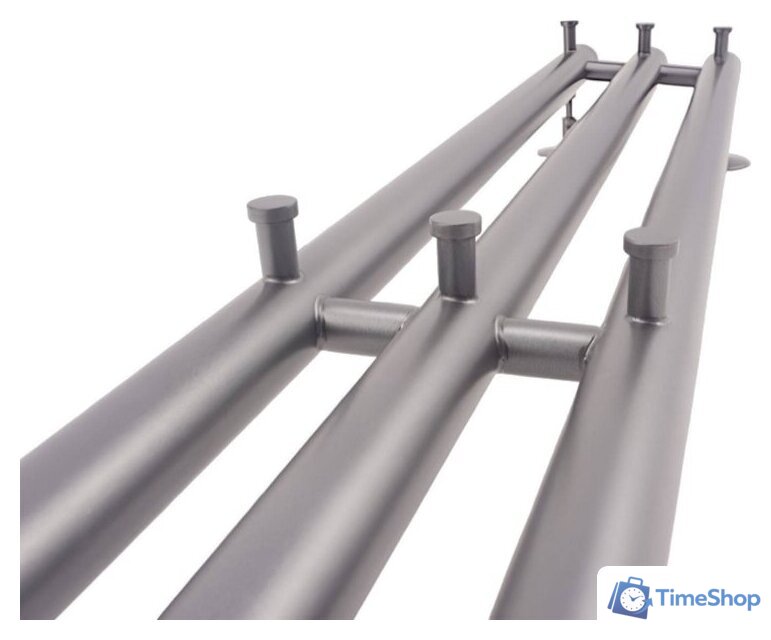 Полотенцесушитель Маргроид Ferrum Inaro СНШ 80*6*12 Графит, скрытого монтажа, таймер справа (6 крючков) - Изображение №7 — Интернет-магазин Time-Shop