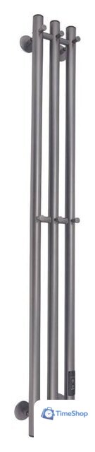 Полотенцесушитель Маргроид Ferrum Inaro СНШ 80*6*12 Графит, скрытого монтажа, таймер справа (6 крючков) - Изображение №3 — Интернет-магазин Time-Shop