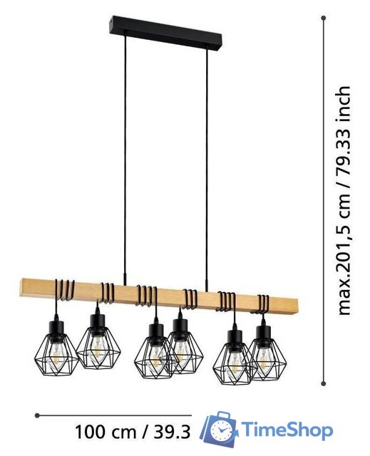  Eglo Townshend 44076 - Изображение №5 — Интернет-магазин Time-Shop