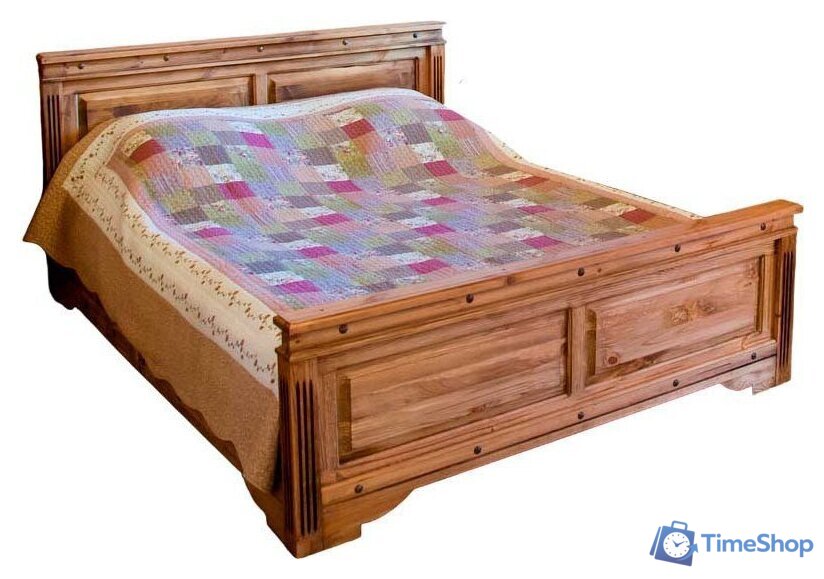 Кровать ФанДОК Викинг 01 160x200 Ф-181.03 (орех) - Изображение №1 — Интернет-магазин Time-Shop