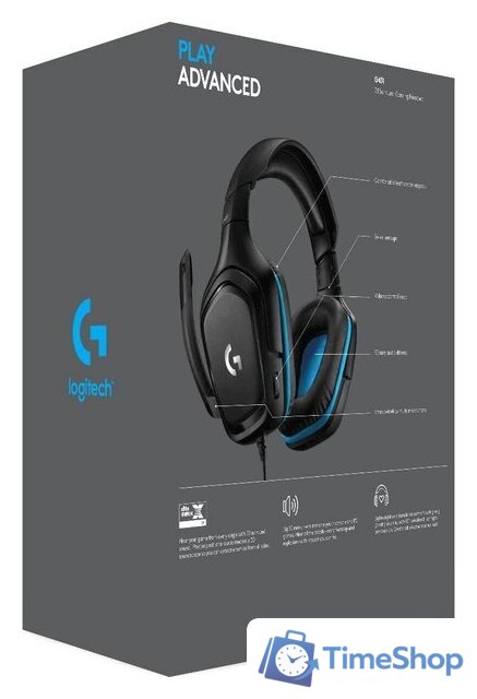 Наушники Logitech G431 - Изображение №5 — Интернет-магазин Time-Shop