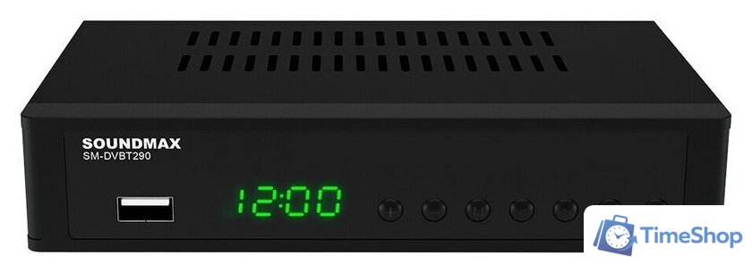Приемник цифрового ТВ Soundmax SM-DVBT290 - Изображение №2 — Интернет-магазин Time-Shop