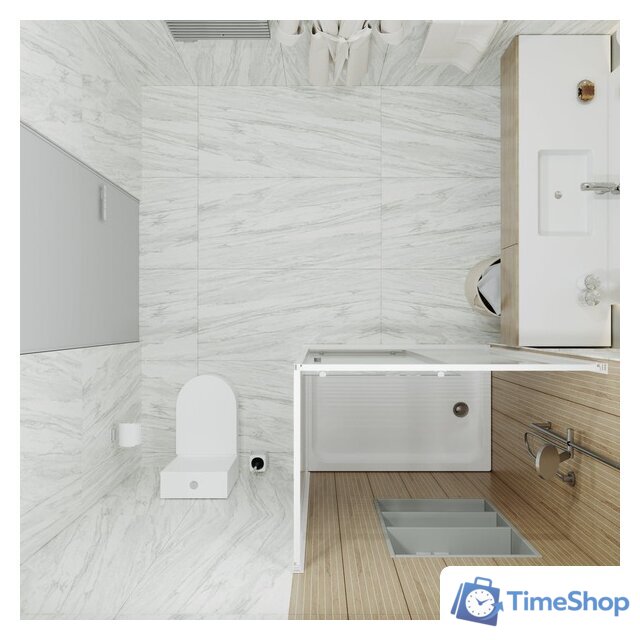 Душевой уголок Triton Фьюжн А1 120х80 (полосы) - Изображение №6 — Интернет-магазин Time-Shop