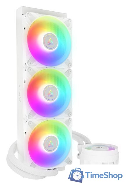 Система жидкостного охлаждения для процессора Arctic Liquid Freezer III 360 A-RGB White ACFRE00152A - Изображение №4 — Интернет-магазин Time-Shop