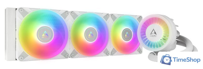 Система жидкостного охлаждения для процессора Arctic Liquid Freezer III 360 A-RGB White ACFRE00152A - Изображение №1 — Интернет-магазин Time-Shop
