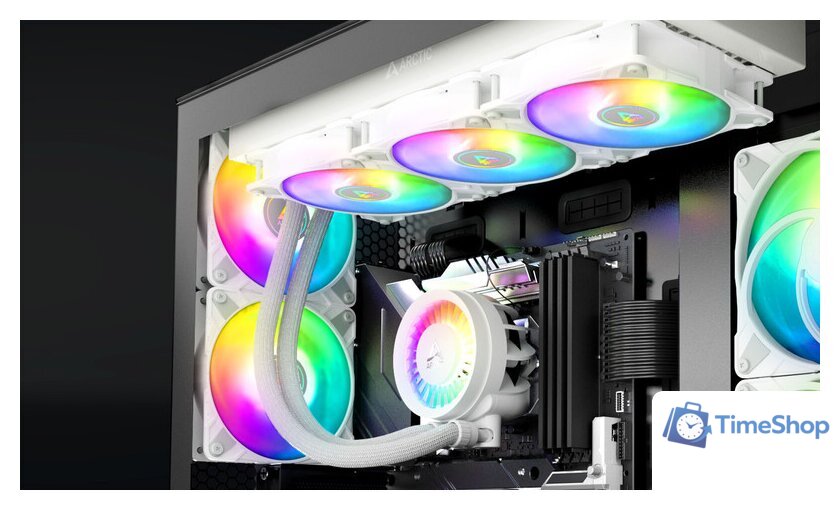 Система жидкостного охлаждения для процессора Arctic Liquid Freezer III 360 A-RGB White ACFRE00152A - Изображение №11 — Интернет-магазин Time-Shop