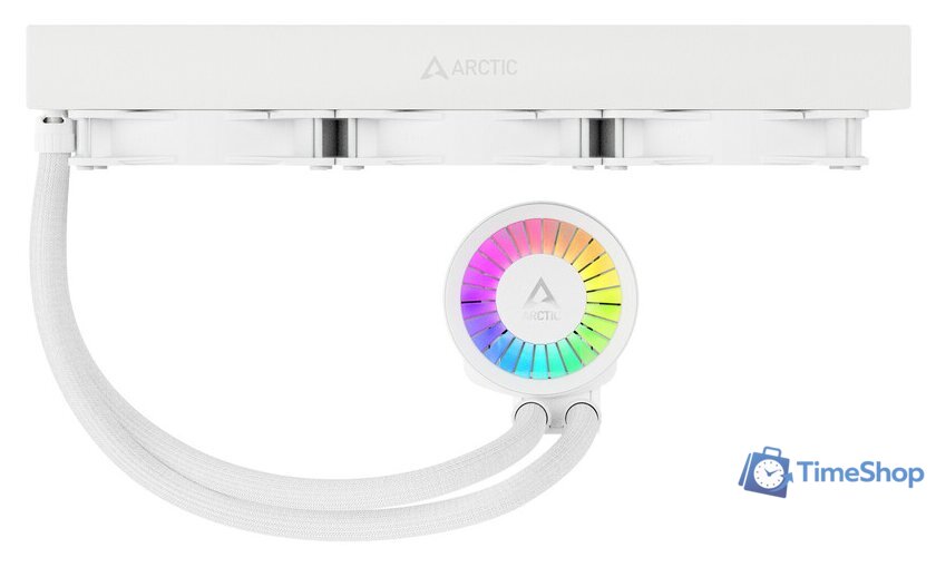 Система жидкостного охлаждения для процессора Arctic Liquid Freezer III 360 A-RGB White ACFRE00152A - Изображение №5 — Интернет-магазин Time-Shop
